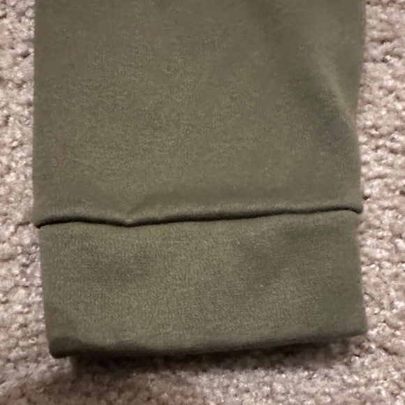 Nike Mens Dri-Fit Full Zip Athletic Hoodie Performance Jacket Olive Green Size L - Picture 5 of 8